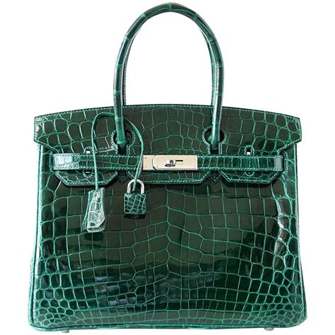 hermes crocodile green|Hermes crocodile vs alligator.